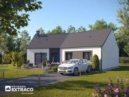 terrain avec maison neuve à vendre