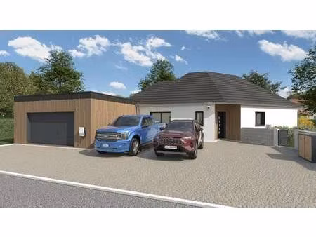 terrain avec maison neuve à vendre