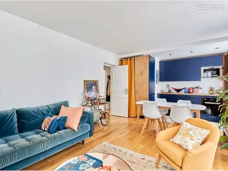 quartier jourdain – paris 19 – vente appartement 3 pièces