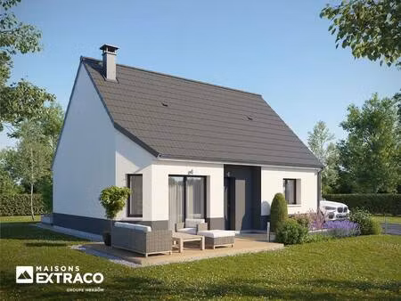 terrain avec maison neuve à vendre