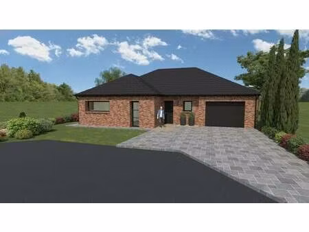 terrain avec maison neuve à vendre
