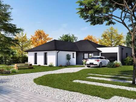 terrain avec maison neuve à vendre