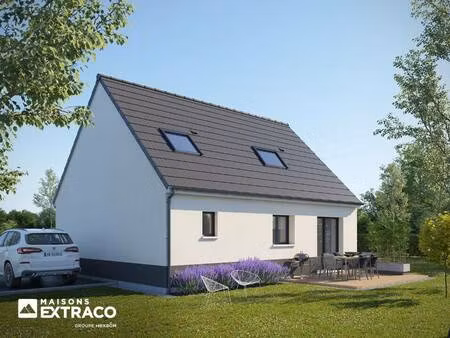 terrain avec maison neuve à vendre