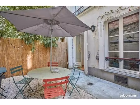 jardin du luxembourg — deux-pièces avec terrasse privative au calme