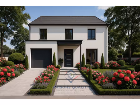 terrain avec maison neuve à vendre
