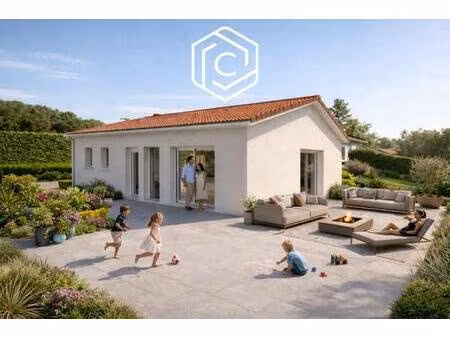 terrain avec maison neuve à vendre