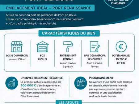 local commercial à vendre