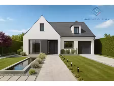 terrain avec maison neuve à vendre