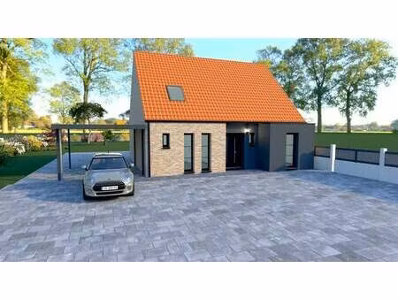 terrain avec maison neuve à vendre