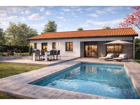 terrain avec maison neuve à vendre