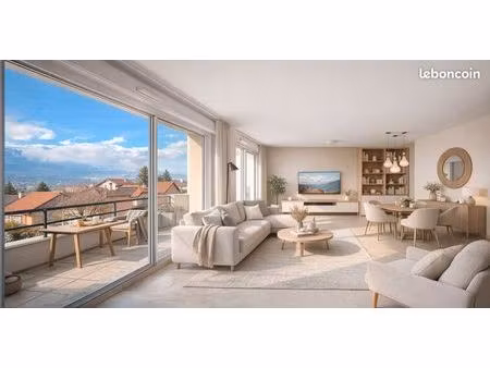 grand t4 de 128 m² avec terrasse & vue jura – fort potentiel - appartement libre de suite