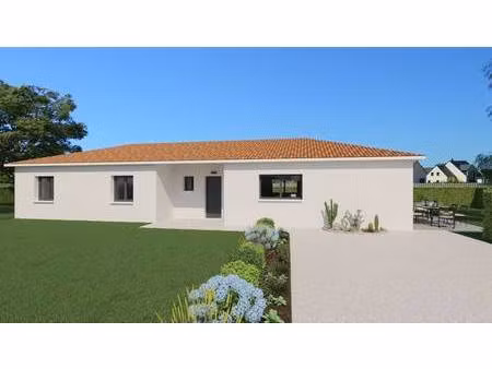 terrain avec maison neuve à vendre