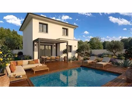 terrain avec maison neuve à vendre