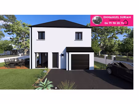 terrain avec maison neuve à vendre