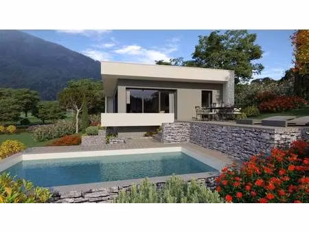 terrain avec maison neuve à vendre
