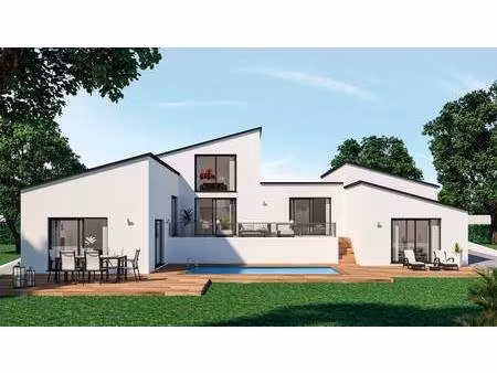 terrain avec maison neuve à vendre