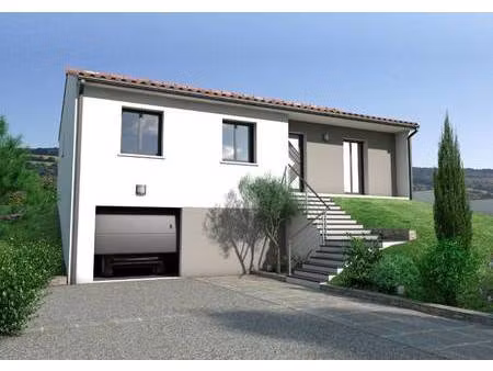 terrain avec maison neuve à vendre
