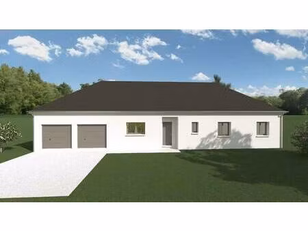 terrain avec maison neuve à vendre