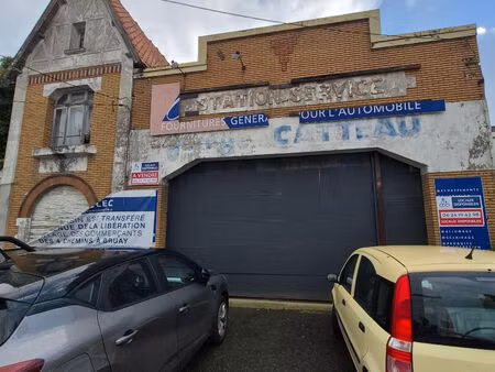 entrepôt + terrain proche porte nord bruay-la-buissière