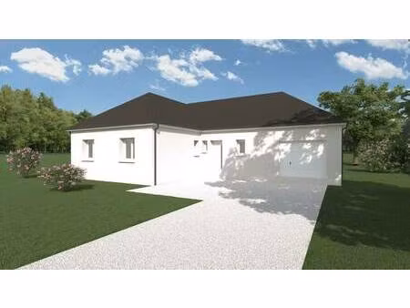 terrain avec maison neuve à vendre