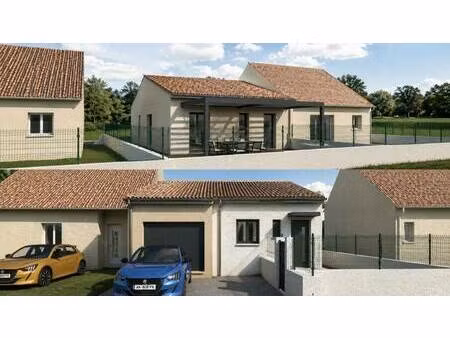 terrain avec maison neuve à vendre