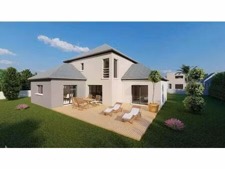 terrain avec maison neuve à vendre