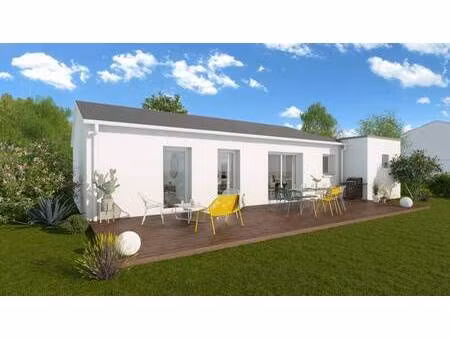 terrain avec maison neuve à vendre