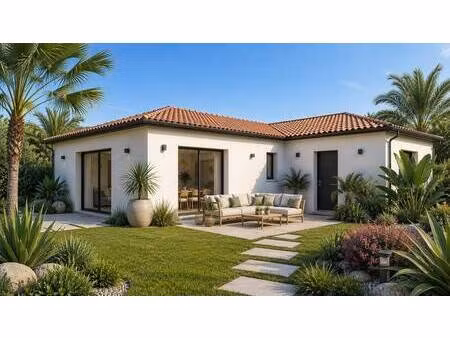 terrain avec maison neuve à vendre