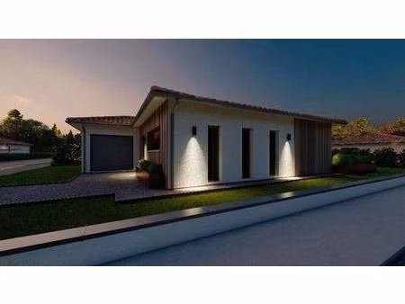 terrain avec maison neuve à vendre