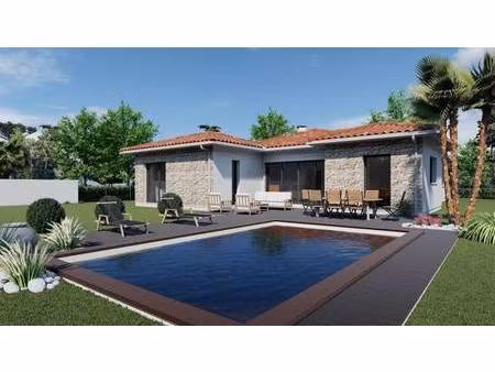 terrain avec maison neuve à vendre