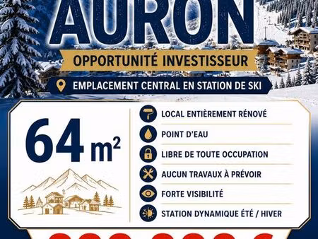 vente murs commerciaux libres