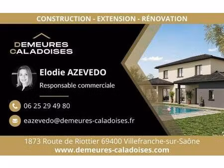 terrain avec maison neuve à vendre