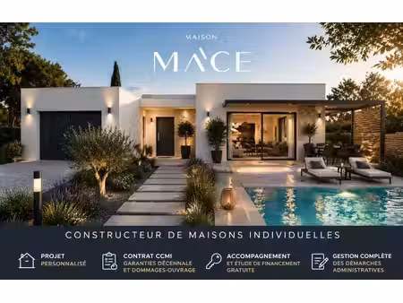 terrain avec maison neuve à vendre