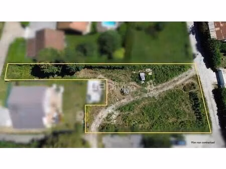 terrain constructible à vendre