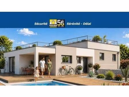 terrain avec maison neuve à vendre
