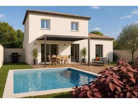 terrain avec maison neuve à vendre