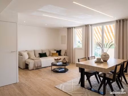 rare à fréjus – magnifique f4 design de 80 m² – rénovation haut de gamme – 390 000
