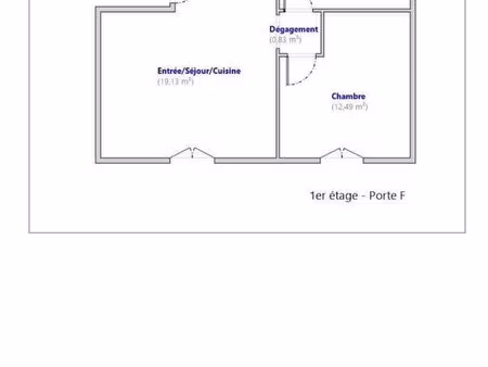 appartement 2 pièces 38 m²