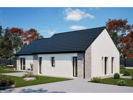 terrain avec maison neuve à vendre