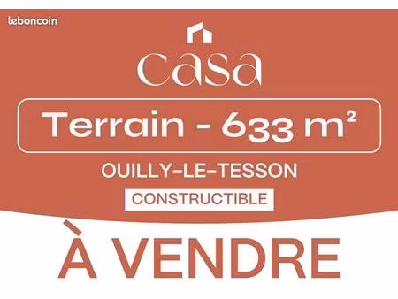 terrain 633 m² ouilly le tesson