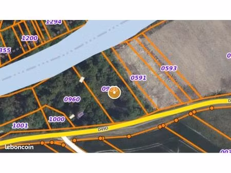 terrain 2500 m² chappes