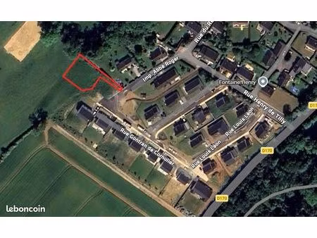 ? terrain constructible viabilisé de 688 m² – fontaine-henry