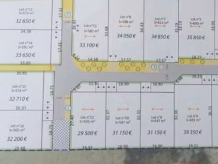 terrain constructible à vendre sans promoteur 30 % moins cher que le marché