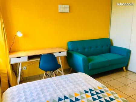 studio sainte clotilde idéal étudiant