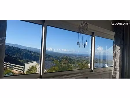 maison t4/5 étang-salé hauts – vue mer  jardin fruitier & piscine