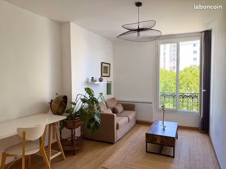 f2 de 30m2 refait à neuf - bois colombes - vu sur la défense