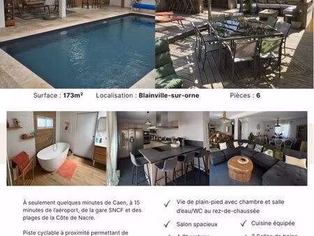 maison familiale avec piscine