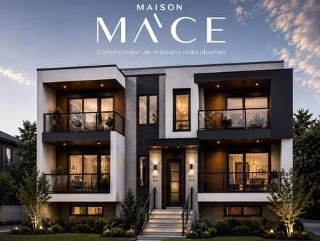 terrain avec maison neuve à vendre