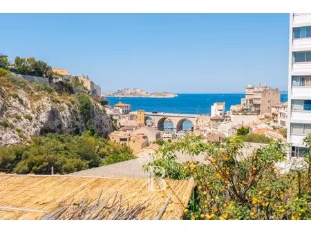 vente - appartement - vallon des auffes - terrasses vue mer - jardin