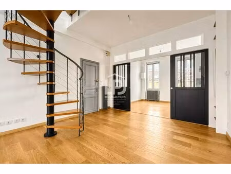 bel appartement traversant t3 de 90 m² – duplex  dernier étage – petite copropriété  calme